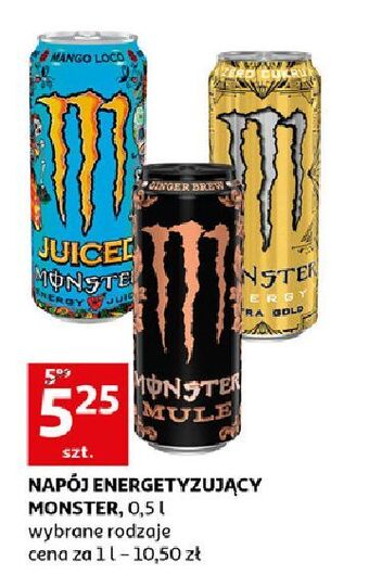 Auchan Napój energetyczny monster energy juiced mango loco oferta