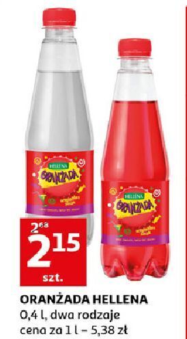 Auchan Oranżada czerwona hellena oferta