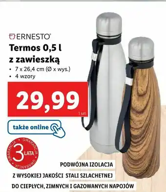 Lidl Termos 0,5 l z zawieszką oferta