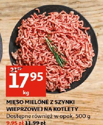 Auchan Mięso mielone z szynki oferta