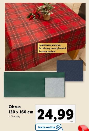 Lidl Obrus 130 x 160 cm oferta