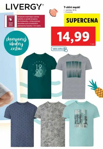 Lidl T-shirt męski oferta
