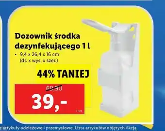 Lidl Dozownik środka dezynfekującego 1 l oferta