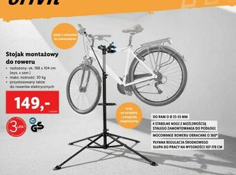 Lidl Stojak montażowy do roweru oferta