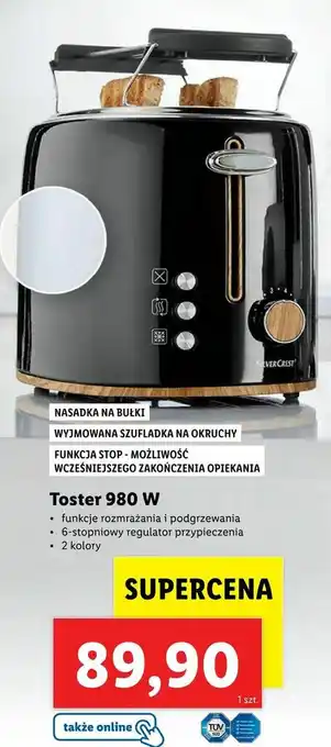 Lidl Toster 980 W oferta