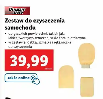 Lidl Zestaw do czyszczenia samochodu oferta