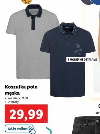 Lidl Koszulka polo męska oferta