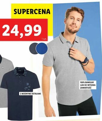Lidl Koszulka polo męska oferta