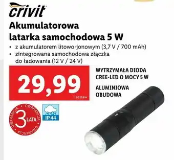 Lidl Akumulatorowa latarka samochodowa 5 W oferta