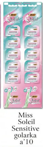 ADEKS bic miss soleil sensitive golarka a'10 oferta