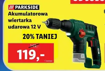 Lidl Akumulatorowa wiertarka udarowa 12 V oferta