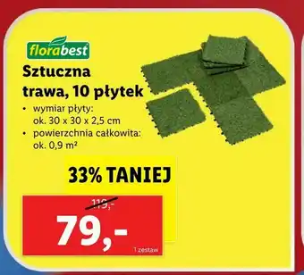 Sztuczna trawa, 10 płytek