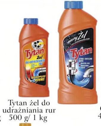 unia tytan żel do udrażniania rur 500g/ 1kg