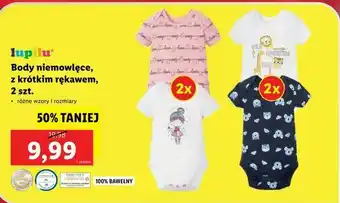 Lidl Body niemowlęce, z krótkim rękawem oferta