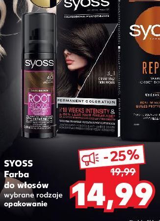 Kaufland Farba do włosów ciemny brąz 3-1 syoss professional performance oferta