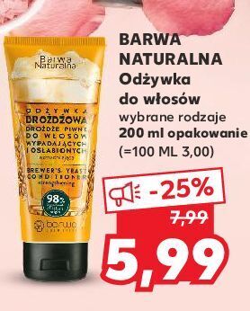 Kaufland Odżywka drożdżowa barwa naturalna oferta