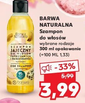 Kaufland Szampon do włosów jajeczny odbudowujący barwa naturalna oferta