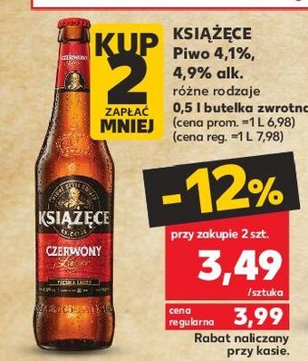 Kaufland Piwo książęce czerwony lager oferta
