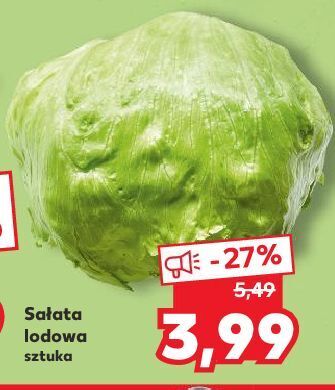 Kaufland Sałata lodowa oferta