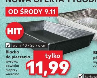 Kaufland Blacha do pieczenia 40 x 25 6 cm oferta