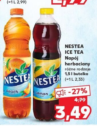 Kaufland Herbata mrożona peach nestea oferta