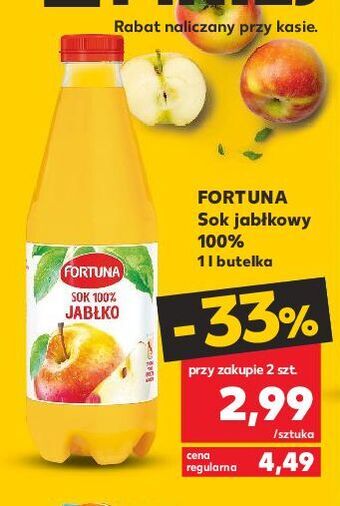 Kaufland Sok 100% jabłkowy fortuna oferta