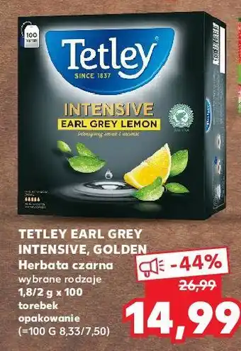 Kaufland Herbata earl grey & lemon tetley intensive oferta