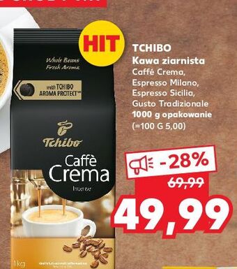 Kaufland Kawa tchibo caffe crema intense oferta