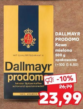 Kaufland Kawa dallmayr prodomo oferta
