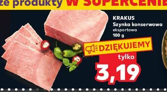 Kaufland Szynka konserwowa krakus animex oferta