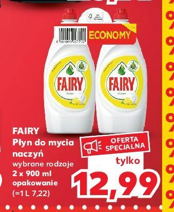 Kaufland Płyn do mycia naczyń lemon fairy oferta