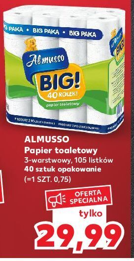 Kaufland Papier toaletowy big! almusso oferta