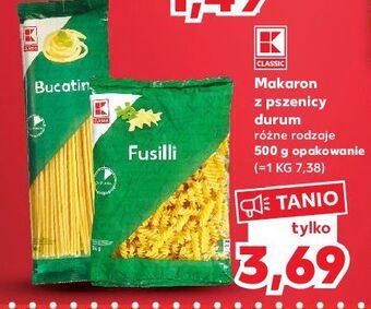 Kaufland Makaron fusilli k-classic oferta