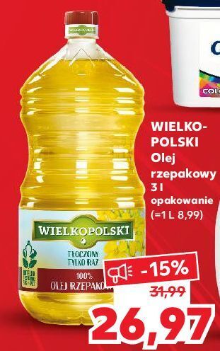 Kaufland Olej wielkopolski rzepakowy oferta