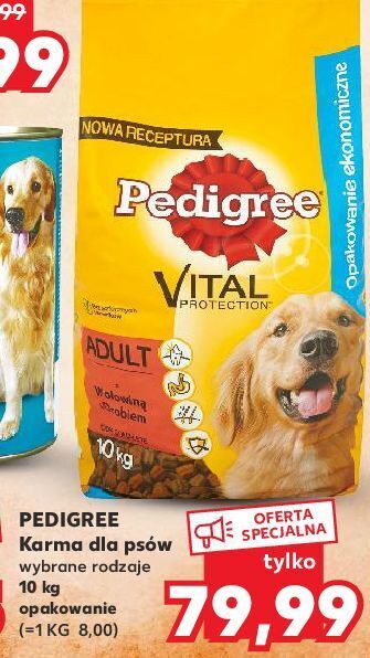 Kaufland Karma dla psa wołowina-drób pedigree vital oferta