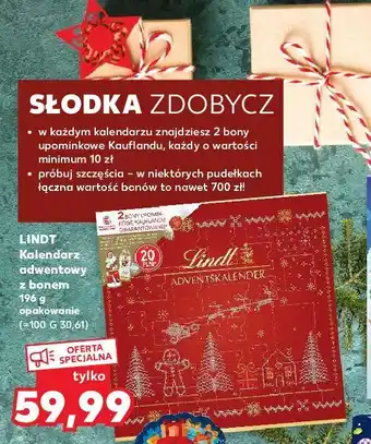 Kaufland Kalendarz adwentowy lindt oferta