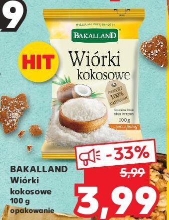 Kaufland Wiórki kokosowe bakalland oferta