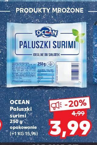 Kaufland Paluszki surimi ocean (ryby) oferta