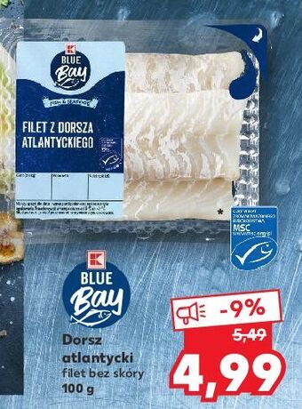 Kaufland Dorsz atlantycki filet bez skóry k-classic blue bay oferta