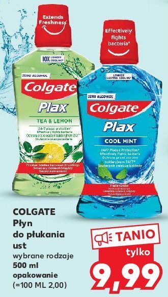 Kaufland Płyn do ust cool mint colgate plax oferta