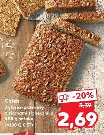 Kaufland Chleb żytnio-pszenny z ziarnami słonecznika oferta