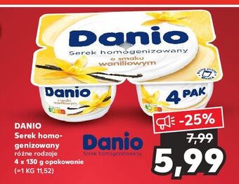 Kaufland Serek wanilia danone danio oferta