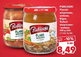 Kaufland Flaki wołowe po zamojsku pudliszki oferta