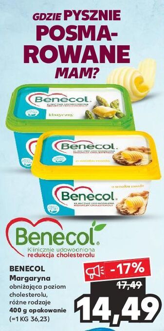Kaufland Margaryna benecol classic oferta
