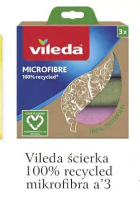 ADEKS Vileda ścierka 100% recycled mikrofibra a'3 oferta