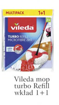 ADEKS Vileda mop turbo refill wkład 1+1 oferta
