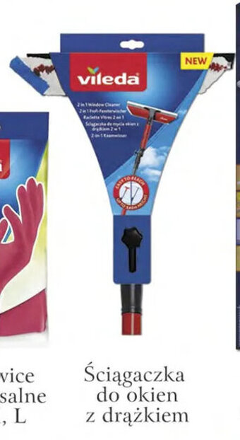 ADEKS Vileda ściągaczka do okien z drążkiem oferta