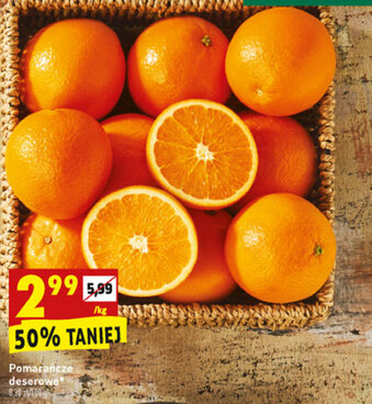Biedronka Pomarańcze deserowe kg oferta