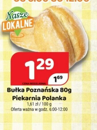 Delfin piekarnia polanka bułka poznańska 80g oferta