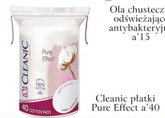 cleanic płatki pure effect a'40
